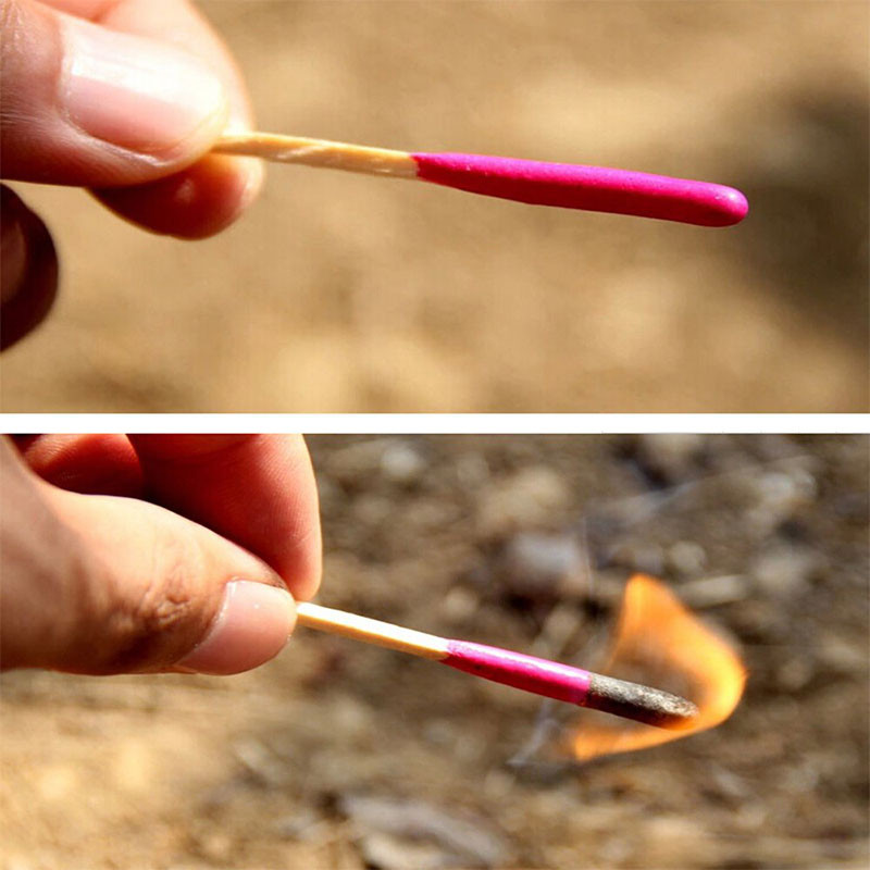 Fósforos Impermeables X20 Camping F01